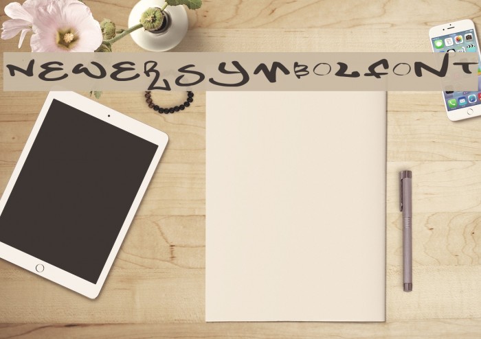 NewerSymbolFont5 Font examples