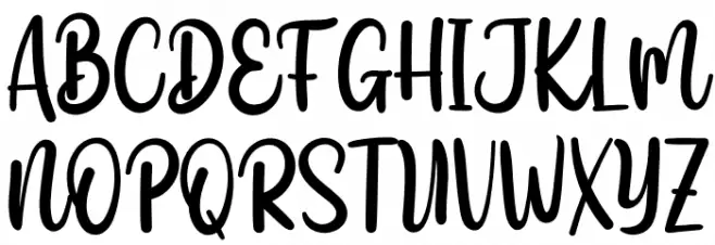 Newest Personal Schriftart Groß