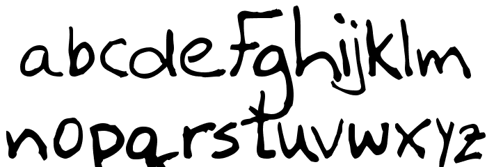 Newfie Font LOWERCASE