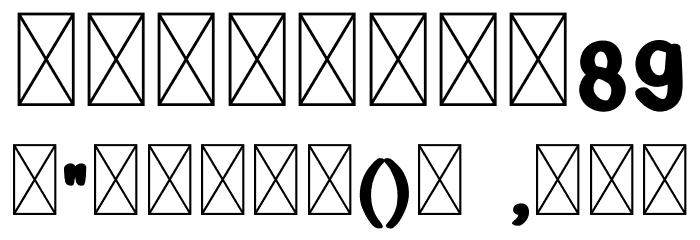 Newgatedemo Font OTHER CHARS