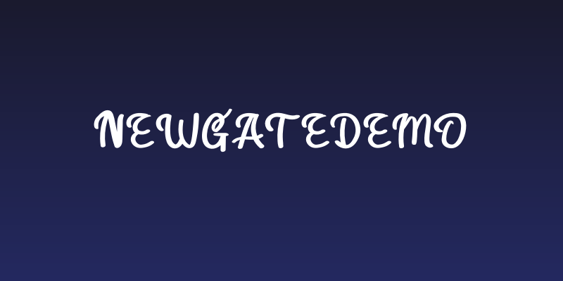 Newgatedemo Social Header