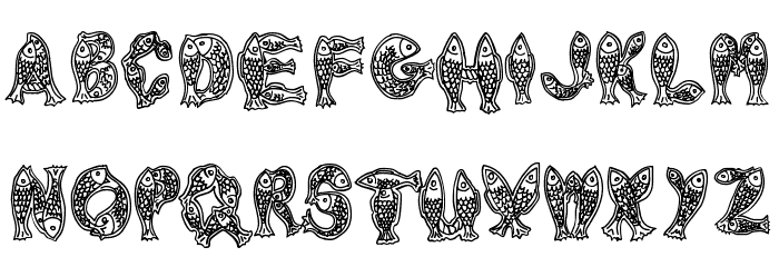 Newlyn Font LOWERCASE