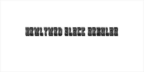 Newlywed Black Regular Logo