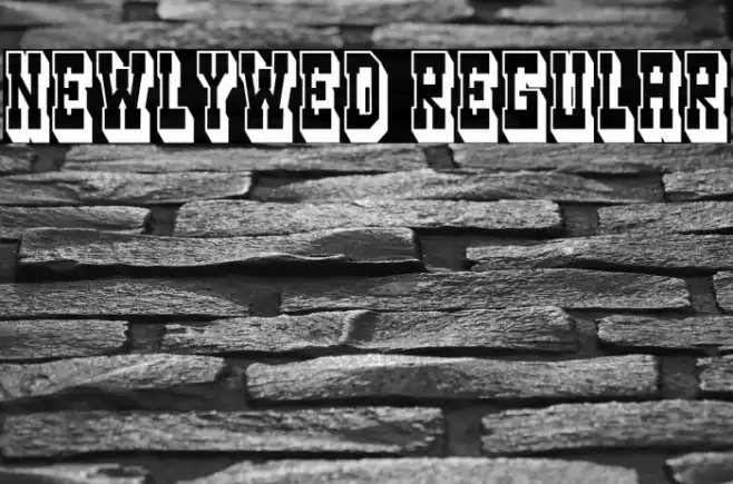 Newlywed Regular Font examples