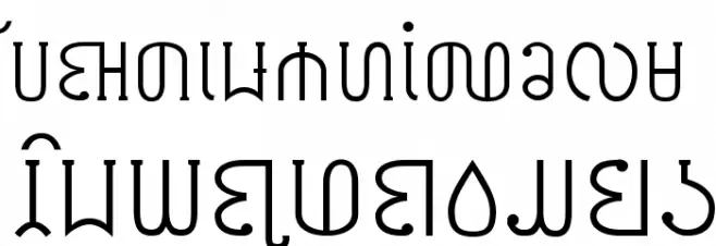 NewmongT Caratteri MINUSCOLO