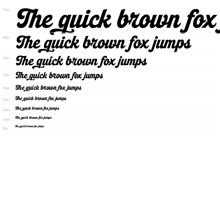 Newpitch Script PERSONAL USE Regular Waterfall