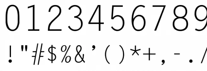 Newport Gothic Font OTHER CHARS