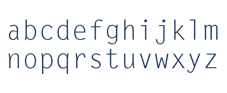 Newport Gothic Lowercase