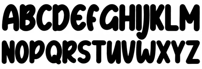 Newray Schriftart Groß
