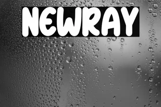 Newray Font examples