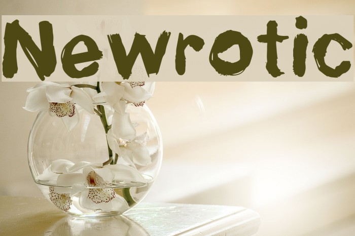 Newrotic Font examples
