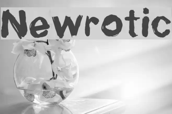 Newrotic Шрифта examples