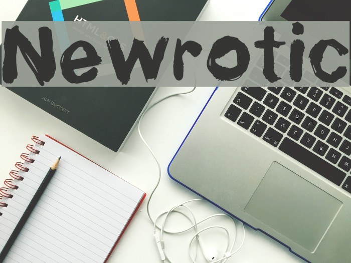 Newrotic Font examples