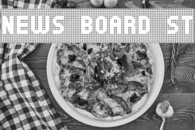 News Board St Font examples