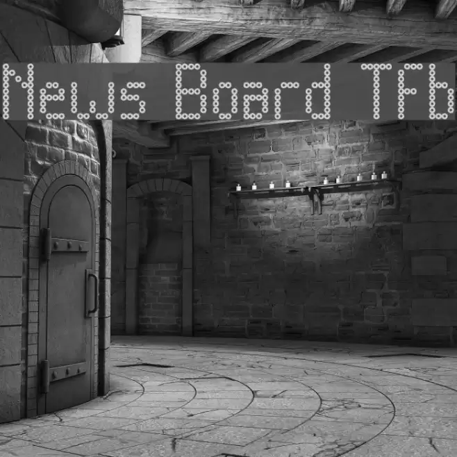 News Board Tfb Font examples