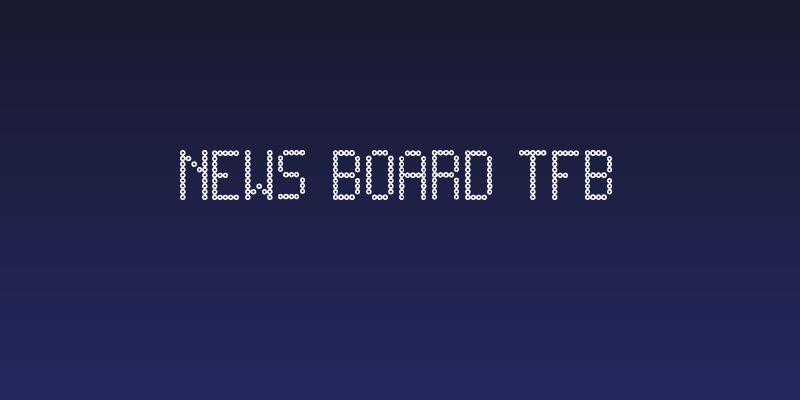 News Board Tfb Social Header