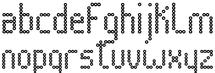 News Board Tfb Font LOWERCASE