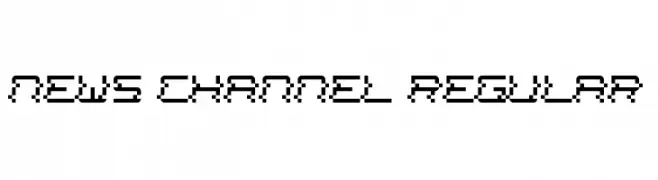 News Channel Regular  Frei Schriftart Herunterladen