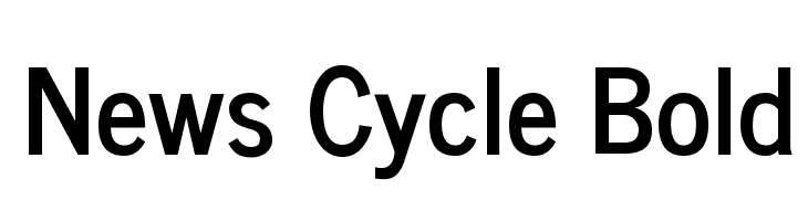 News Cycle Bold Font