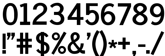 News Cycle Bold Font OTHER CHARS