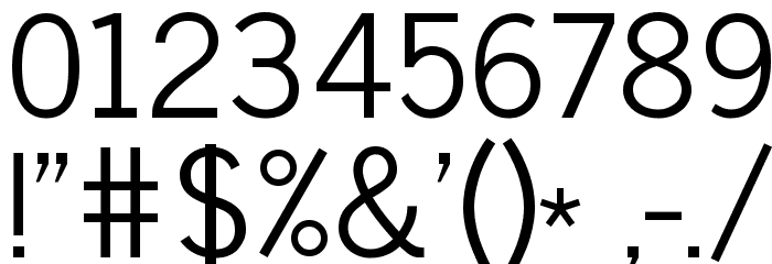 News Cycle Regular Font OTHER CHARS