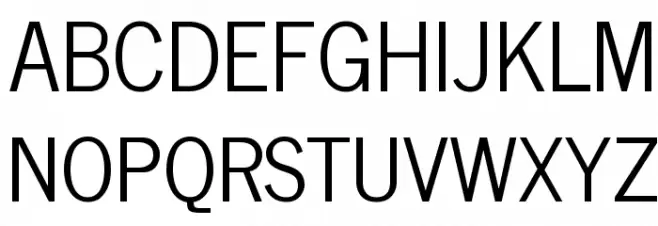 News Cycle Regular Font Litere mari