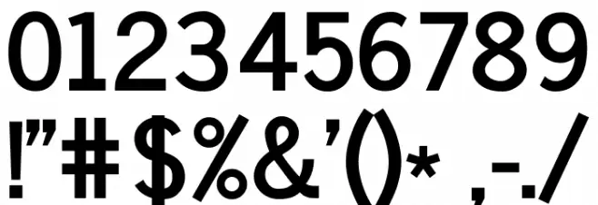 News Cycle Font OTHER CHARS