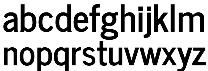 News Cycle Font LOWERCASE
