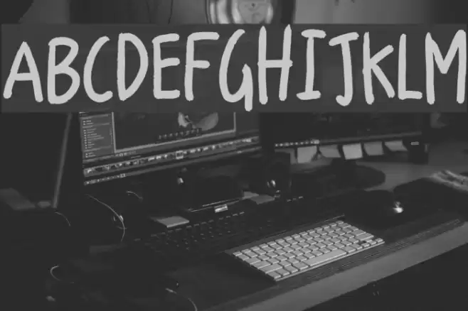 News Junkie DEMO Regular Font examples