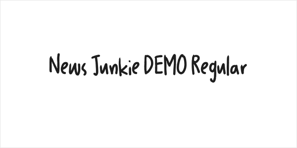 News Junkie DEMO Regular Logo