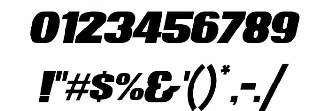 News of the World Italic Font OTHER CHARS