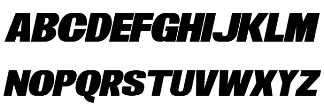 News of the World Italic Schriftart Groß