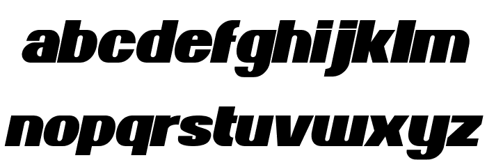 News of the World Italic Font LOWERCASE
