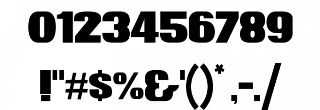 News of the World Regular Font OTHER CHARS