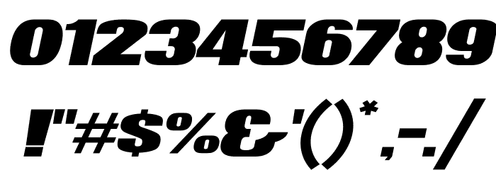 News of the World Wide Italic Font OTHER CHARS