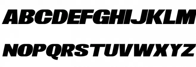 News of the World Wide Italic Polices MAJUSCULES