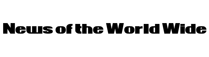 News of the World Wide Fonte