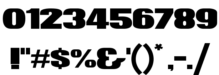 News of the World Wide Font OTHER CHARS