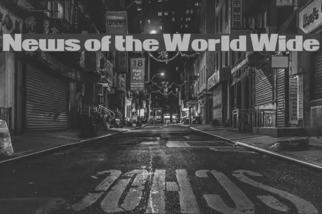 News of the World Wide Schriftart examples