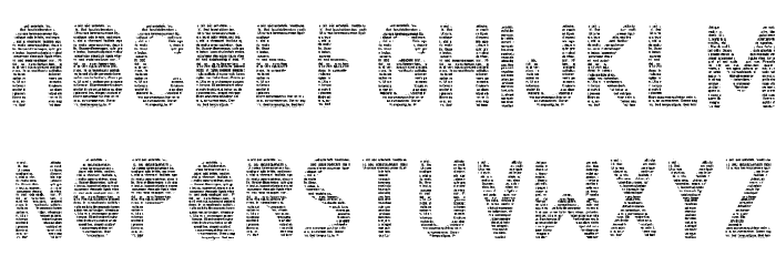 News papers st Font LOWERCASE
