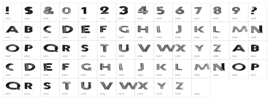 NewsWorthy Character Map