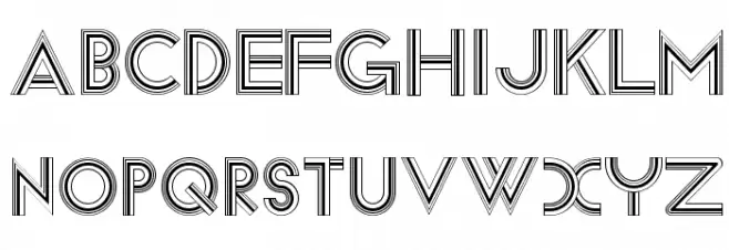 Newsense 字体 大写