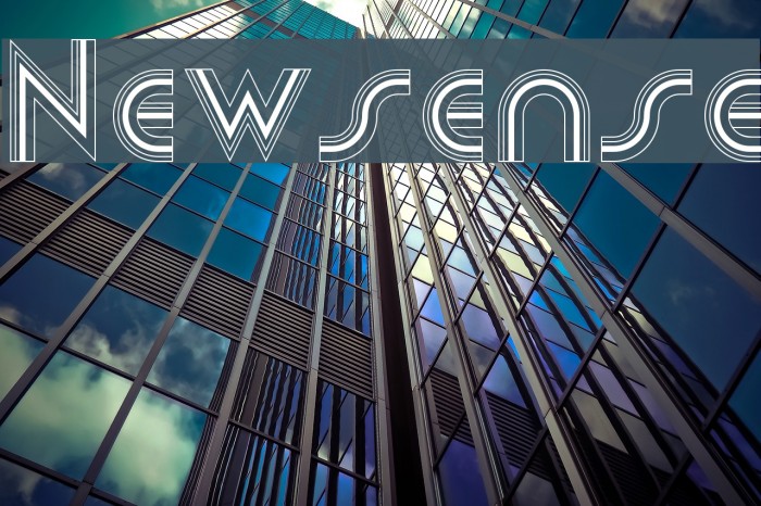 Newsense Font examples
