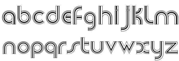 Newsense Font LOWERCASE