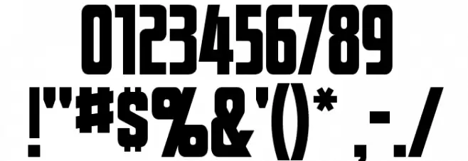 Newsflash BB Font OTHER CHARS