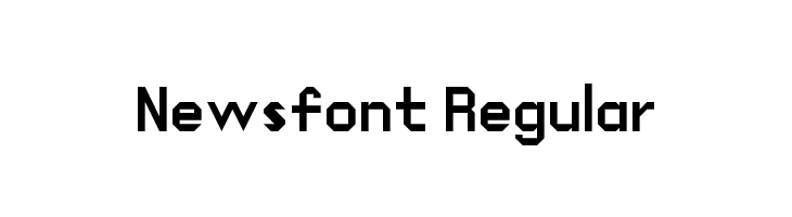 Newsfont Regular Font