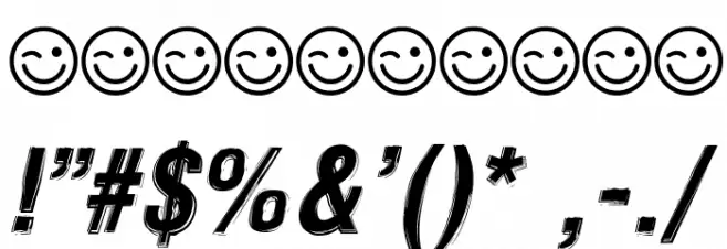 Newside FP Alternate Italic Schriftart Anderer Schreiben