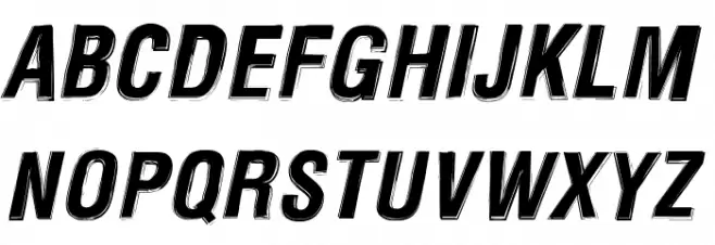 Newside FP Alternate Italic Fonte MAIÚSCULAS