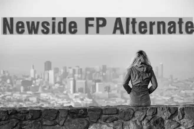 Newside FP Alternate Font examples