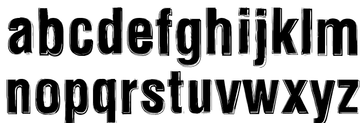 Newside FP Alternate Font LOWERCASE